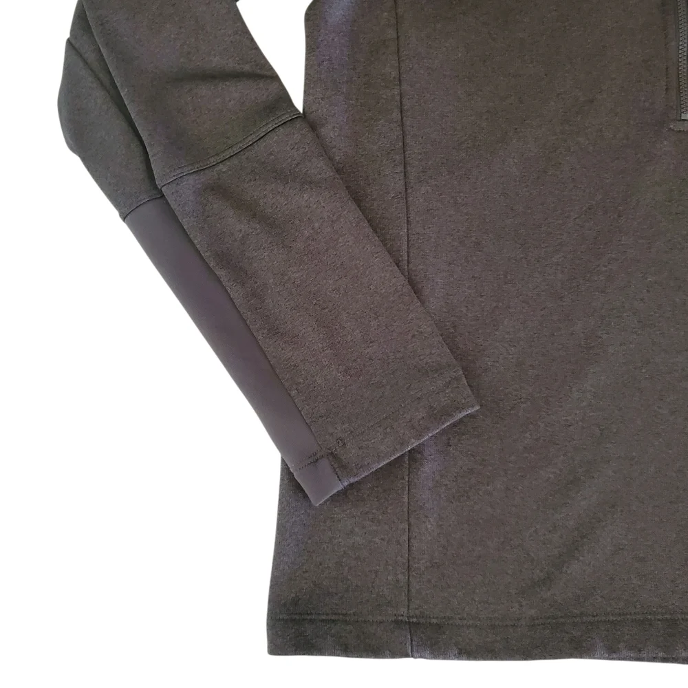 THE‎ NORTH FACE Cugo Charcoal Gray Quarter Zip Pullover Jacket/Coat Men's Size M